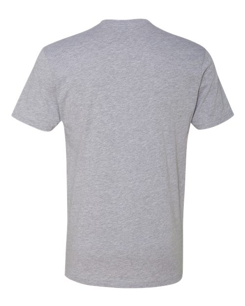 Next Level 3600 Unisex Cotton T-Shirt - Heather Grey - back
