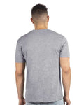 Next Level 3600 Unisex Cotton T-Shirt - Heather Grey - model back