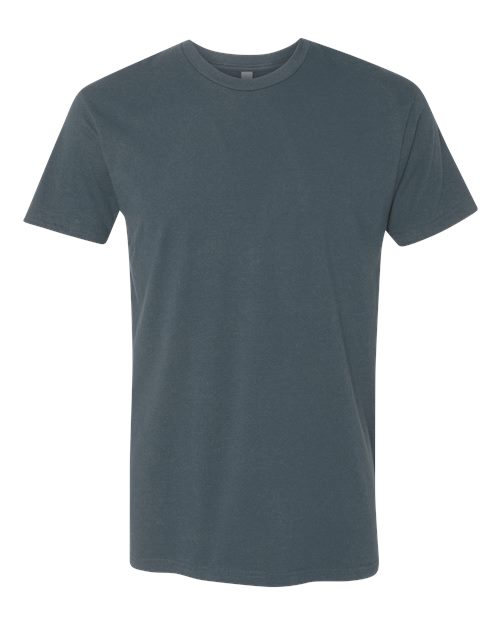 Next Level 3600 Unisex Cotton T-Shirt - Indigo - flat front