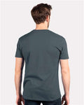 Next Level 3600 Unisex Cotton T-Shirt - Indigo - model back