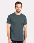 Next Level 3600 Unisex Cotton T-Shirt - Indigo - model front