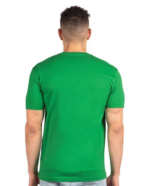 Next Level 3600 Unisex Cotton T-Shirt - Kelly Green - model back