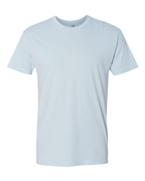 Next Level 3600 Unisex Cotton T-Shirt - Light Blue - flat front