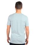 Next Level 3600 Unisex Cotton T-Shirt - Light Blue - model back