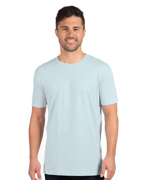 Next Level 3600 Unisex Cotton T-Shirt - Light Blue - model front