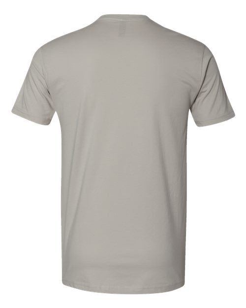 Next Level 3600 Unisex Cotton T-Shirt - Light Grey - back