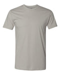 Next Level 3600 Unisex Cotton T-Shirt - Light Grey - flat front