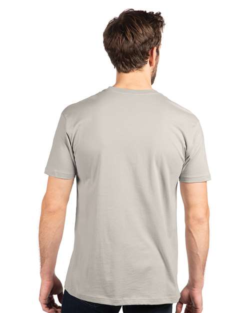 Next Level 3600 Unisex Cotton T-Shirt - Light Grey - model back