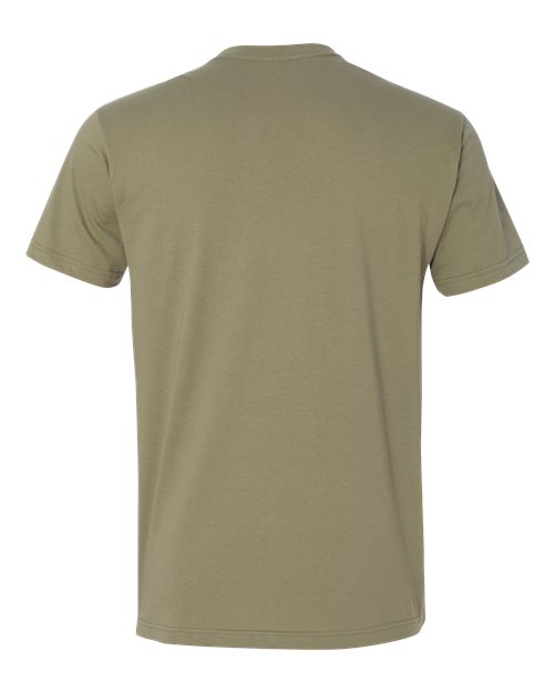 Next Level 3600 Unisex Cotton T-Shirt - Light Olive - back