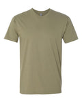Next Level 3600 Unisex Cotton T-Shirt - Light Olive - flat front