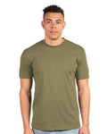 Next Level 3600 Unisex Cotton T-Shirt - Military Green - model front