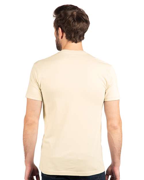 Next Level 3600 Unisex Cotton T-Shirt - Natural - model back