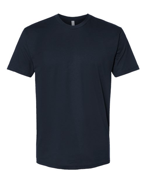 Next Level 3600 Unisex Cotton T-Shirt - Midnight Navy - flat front