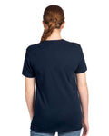 Next Level 3600 Unisex Cotton T-Shirt - Midnight Navy - model back