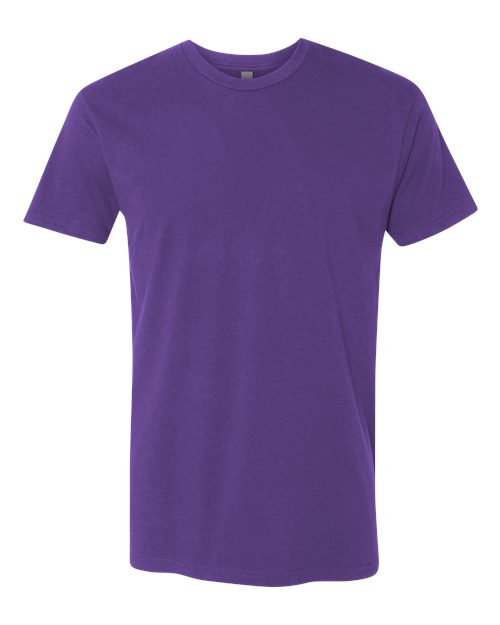 Next Level 3600 Unisex Cotton T-Shirt - Purple Rush - flat front
