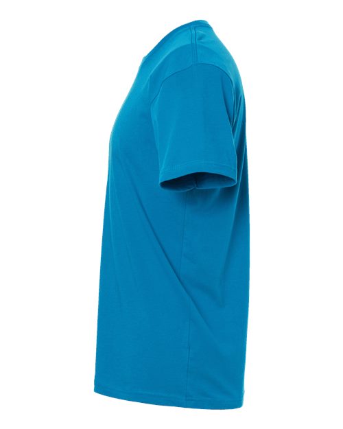 Next Level 3600 Unisex Cotton T-Shirt - Turquoise - side