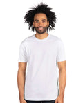 Next Level 3600 Unisex Cotton T-Shirt - White - model front