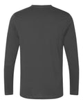 Next Level 3601 Unisex Cotton Long Sleeve T-Shirt - Heavy Metal - back