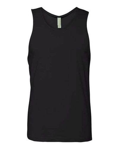 Next Level 3633 Men's Cotton Muscle Tank - Black - front