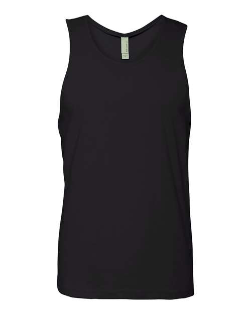 Next Level 3633 Men's Cotton Muscle Tank - Black - front