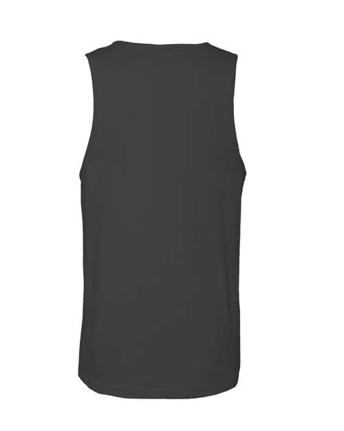 Next Level 3633 Men's Cotton Muscle Tank - Heavy Metal - back