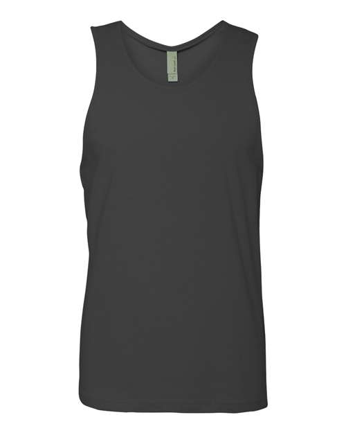 Next Level 3633 Men's Cotton Muscle Tank - Heavy Metal - front