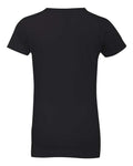 Next Level 3710 Girls’ Cotton Princess T-Shirt - Black - back