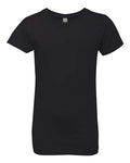 Next Level 3710 Girls’ Cotton Princess T-Shirt - Black - front