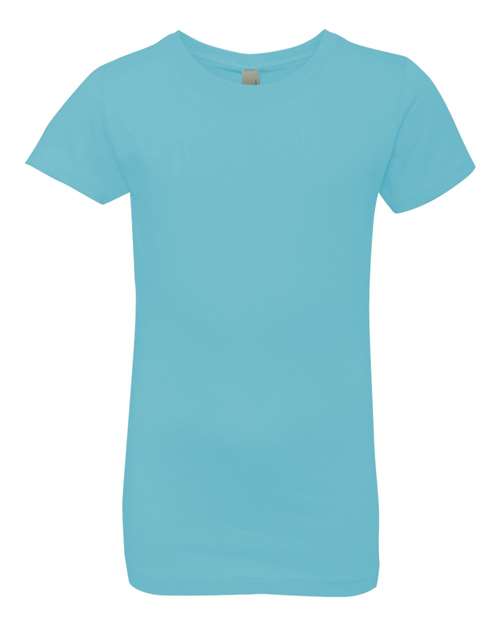 Next Level 3710 Girls’ Cotton Princess T-Shirt - Cancun - front