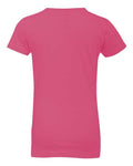 Next Level 3710 Girls’ Cotton Princess T-Shirt - Hot Pink - back