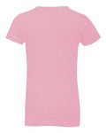 Next Level 3710 Girls’ Cotton Princess T-Shirt - Light Pink - back