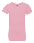Next Level 3710 Girls’ Cotton Princess T-Shirt - Light Pink - front