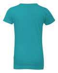 Next Level 3710 Girls’ Cotton Princess T-Shirt - Tahiti Blue - back