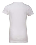 Next Level 3710 Girls’ Cotton Princess T-Shirt - White - back