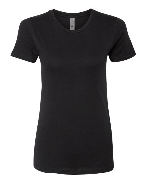 Next Level 3900 Women’s Cotton T-Shirt - Black - front