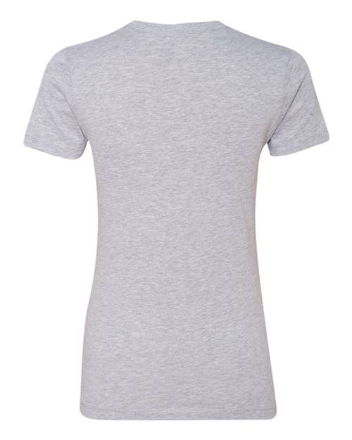 Next Level 3900 Women’s Cotton T-Shirt - Heather Grey - back