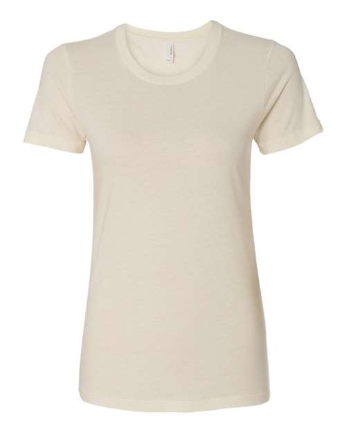 Next Level 3900 Women’s Cotton T-Shirt - Natural - front