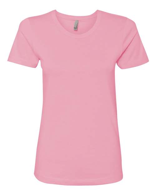 Next Level 3900 Women’s Cotton T-Shirt - Light Pink - front