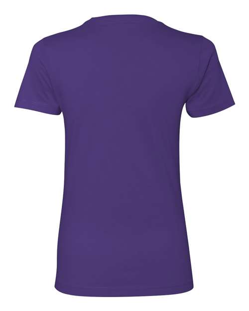 Next Level 3900 Women’s Cotton T-Shirt - Purple Rush - back
