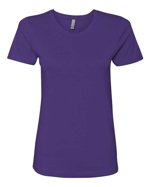 Next Level 3900 Women’s Cotton T-Shirt - Purple Rush - front