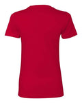 Next Level 3900 Women’s Cotton T-Shirt - Red - back