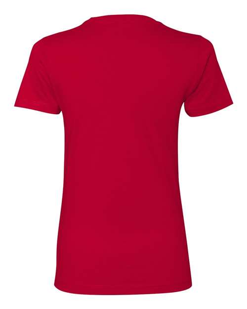 Next Level 3900 Women’s Cotton T-Shirt - Red - back