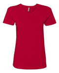 Next Level 3900 Women’s Cotton T-Shirt - Red - front