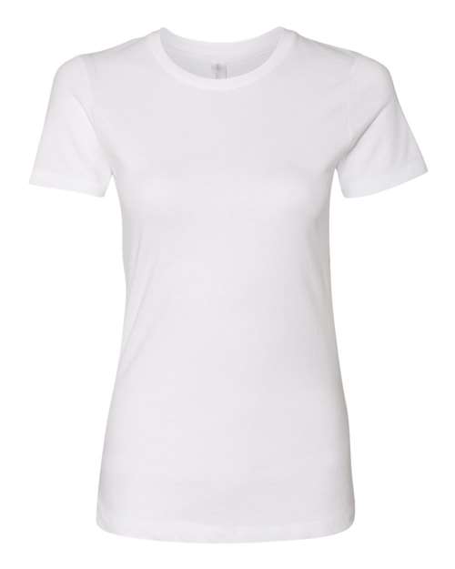 Next Level 3900 Women’s Cotton T-Shirt - White - front