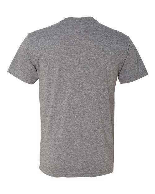 Next Level 6010 Triblend T-Shirt - Premium Heather - back