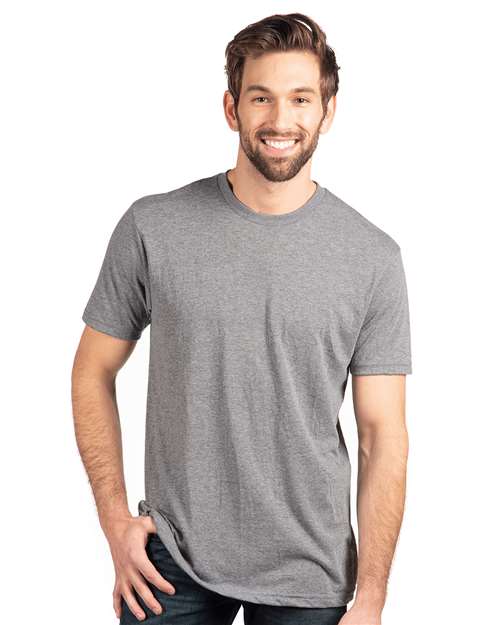 Next Level 6010 Triblend T-Shirt - Premium Heather - model front