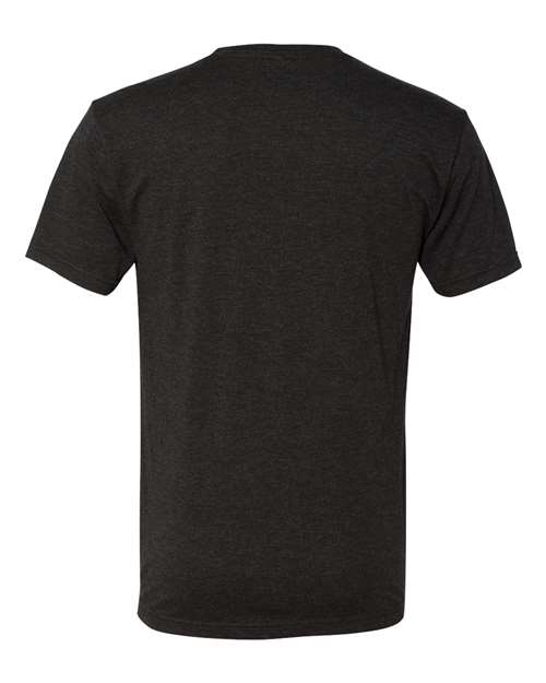 Next Level 6010 Triblend T-Shirt - Vintage Black - back