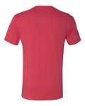 Next Level 6010 Triblend T-Shirt - Vintage Red - back