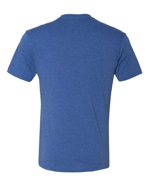 Next Level 6010 Triblend T-Shirt - Vintage Royal - back