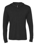 Next Level 6021 Unisex Triblend Hooded Long Sleeve Pullover T-Shirt - Vintage Black - front